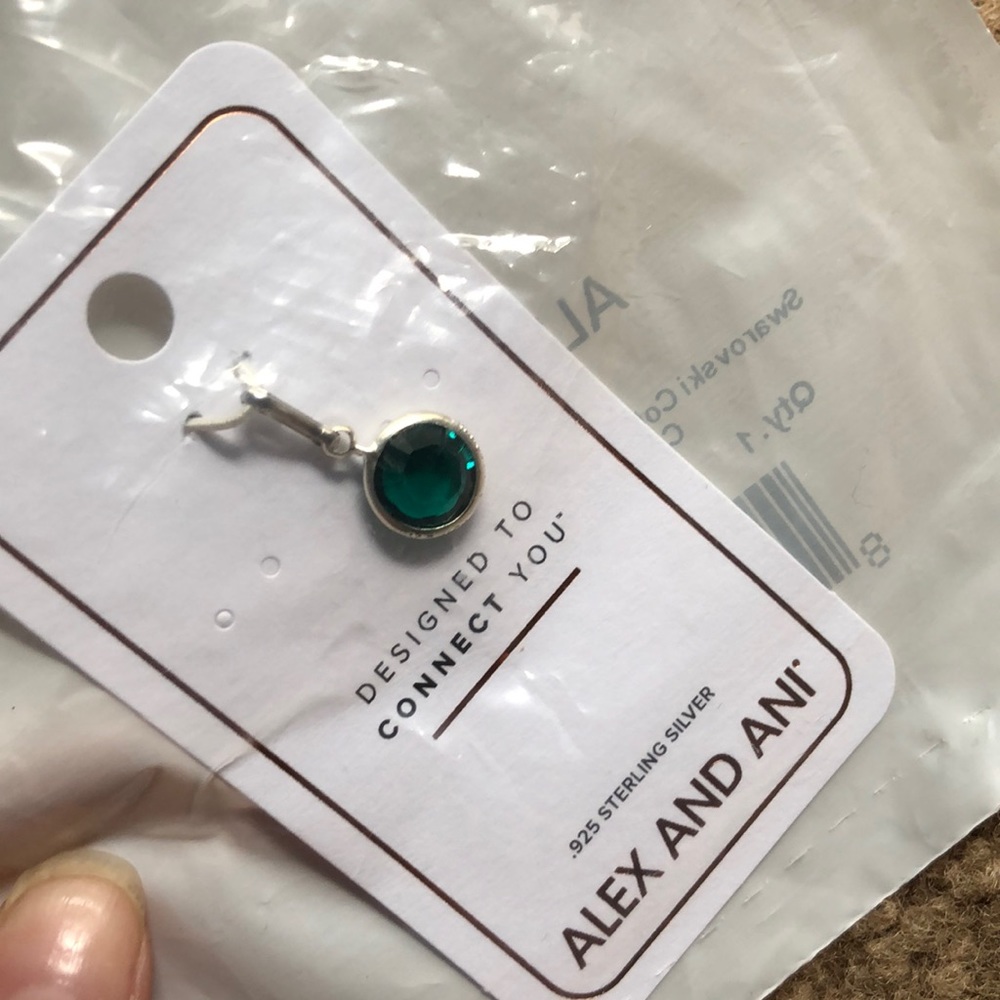 Alex and Ani green charm